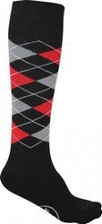 Reitsocken York Karo Kniestrümpfe